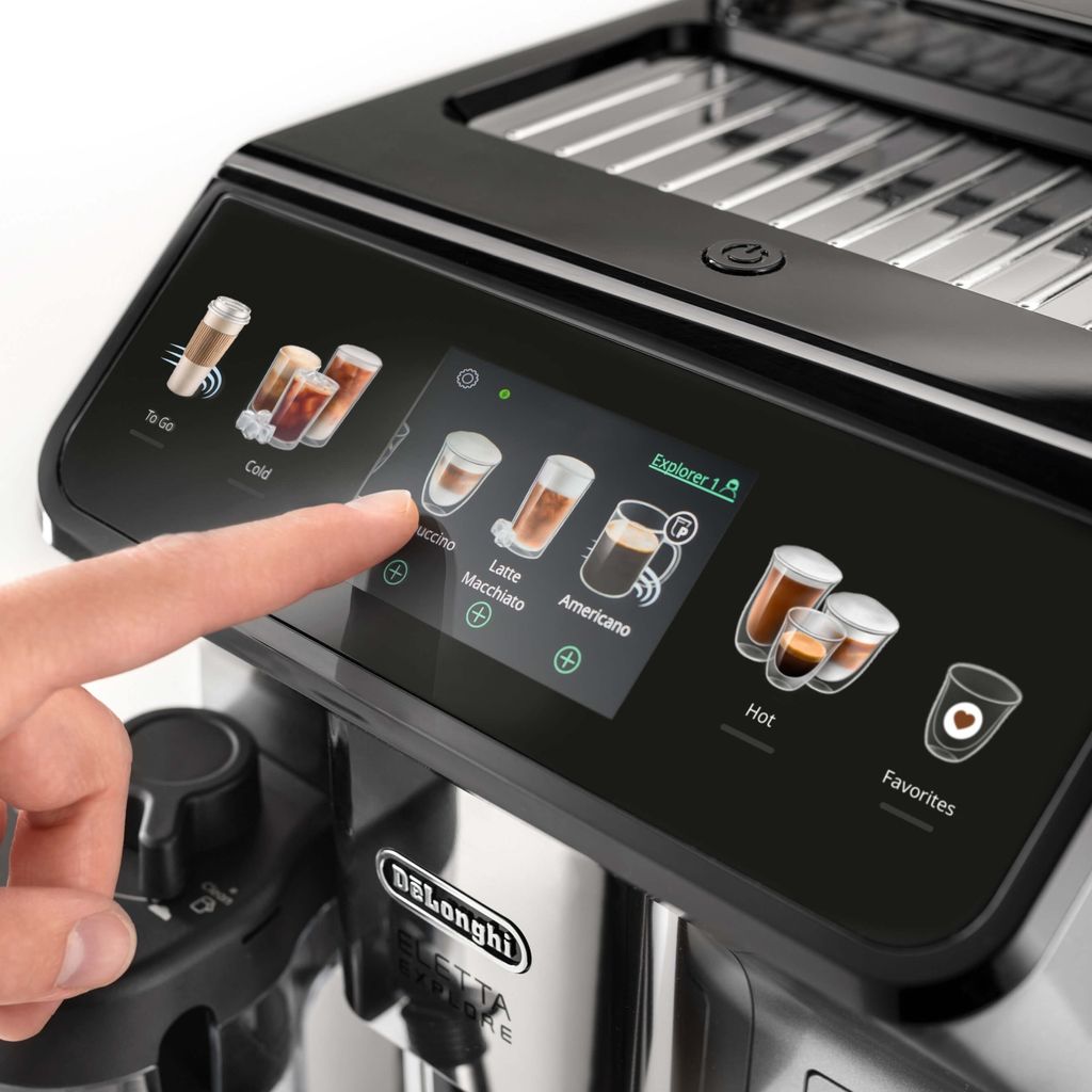 De'Longhi Eletta Explore ECAM450.55.S Kaffeevollautomat silber