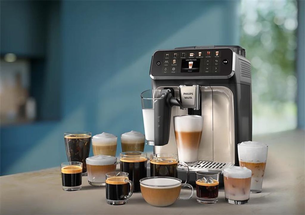 Philips 5500 series Series 5500 EP5547/90 Kaffeevollautomat, Espressomaschine, 1,8 l, Kaffeebohnen, Eingebautes Mahlwerk, 1500 W, Grau