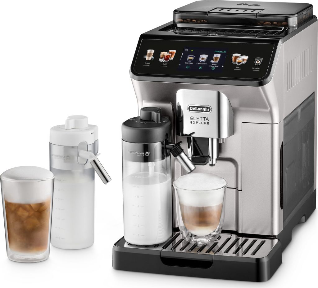 De'Longhi Eletta Explore ECAM450.55.S Kaffeevollautomat silber
