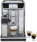 De'Longhi Delonghi ECAM 656.85.MS Vollautomatische Espressomaschine, Edelstahlgehäuse, Touchscreen, Zeitschaltuhr, Integriertes Mahlwerk, Milchaufschäumer, Wasserfilter