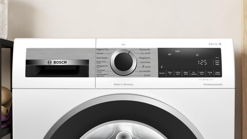 Bosch Serie 6 WGG244120, Frontlader, 9 kg, B, 70 dB, 1400 RPM, A