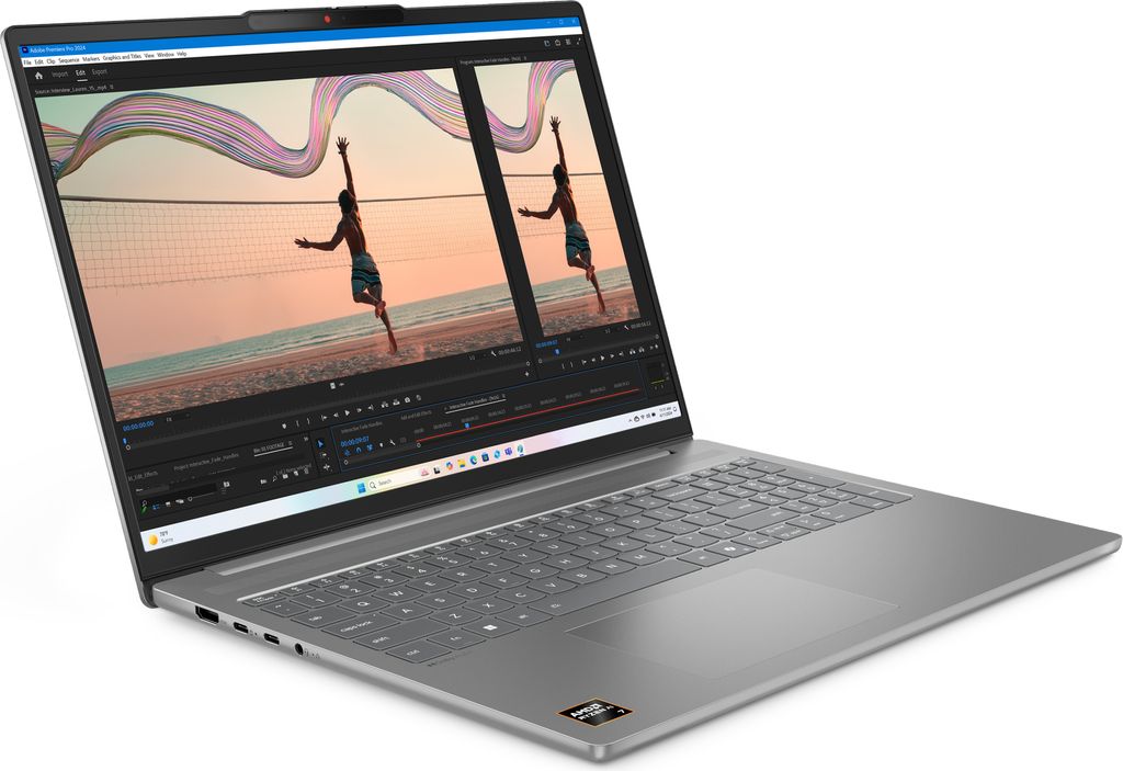 Lenovo IdeaPad Slim 5 16AKP10 Copilot+ PC, AMD Ryzen AI 5, 2 GHz, 40,6 cm (16"), 1920 x 1200 Pixel, 16 GB, 1 TB