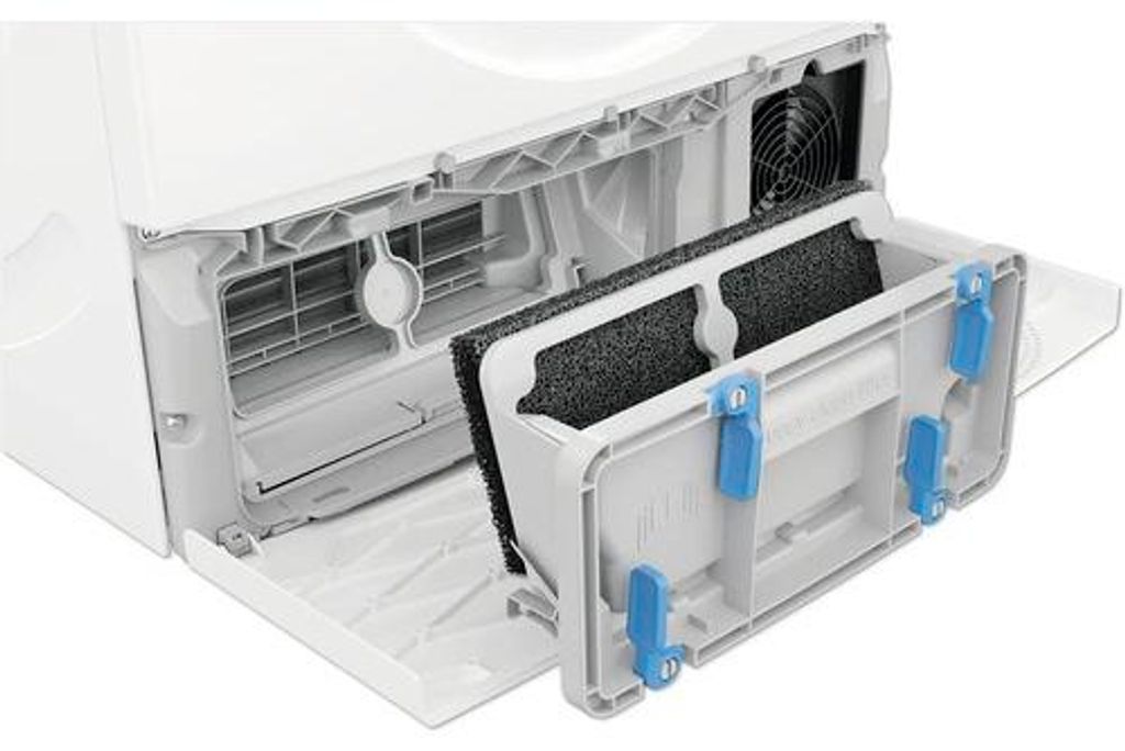 Bosch Serie 6 WQG241001, Freistehend, Frontlader, Wärmepumpe, Weiß, Drehregler, Rechts