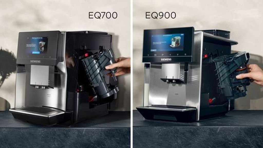 Siemens TP511D01, Espressomaschine, 1,9 l, Kaffeebohnen, Eingebautes Mahlwerk, 1500 W, Metallisch, Silber
