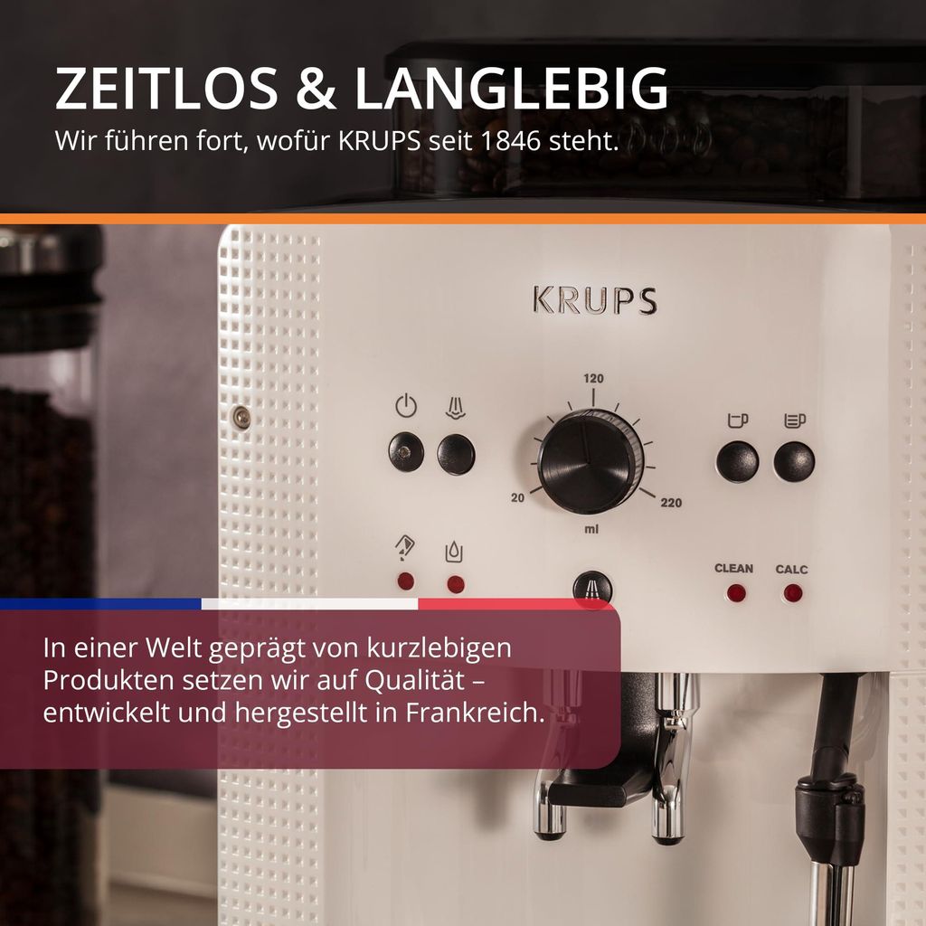 Krups EA 8105 Kaffeevollautomat Weiß