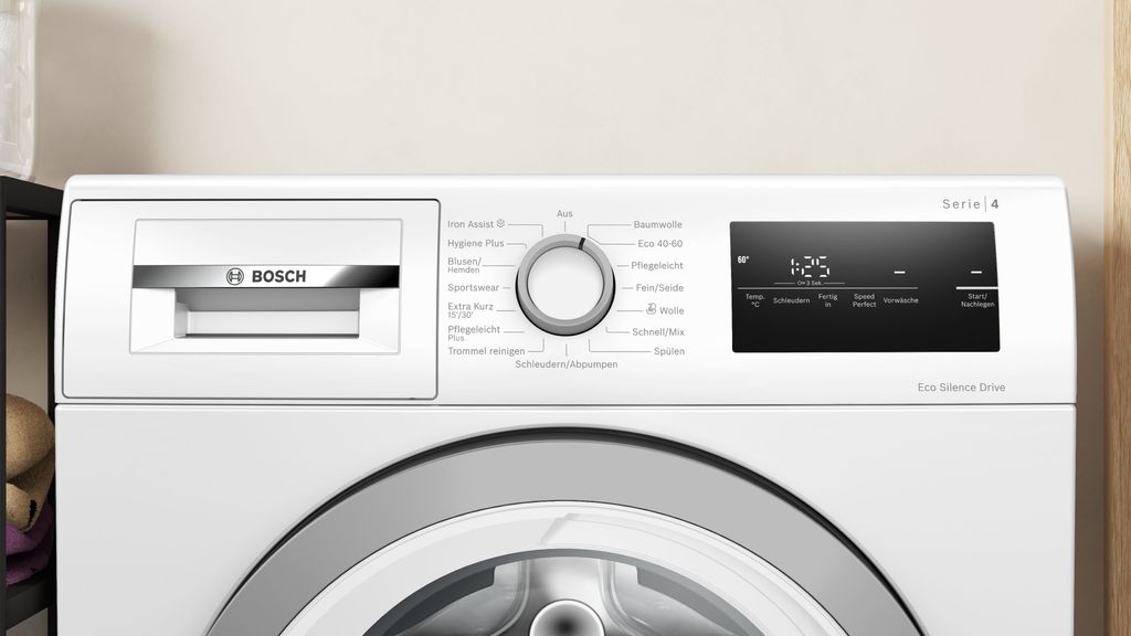 Bosch Serie 4 WAN28127, Frontlader, 8 kg, B, 72 dB, 1400 RPM, A