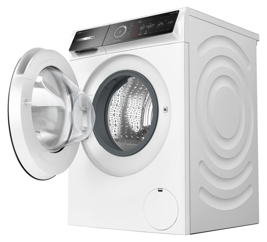 Bosch Serie 8 WGB244040, Frontlader, 9 kg, B, 69 dB, 1400 RPM, A