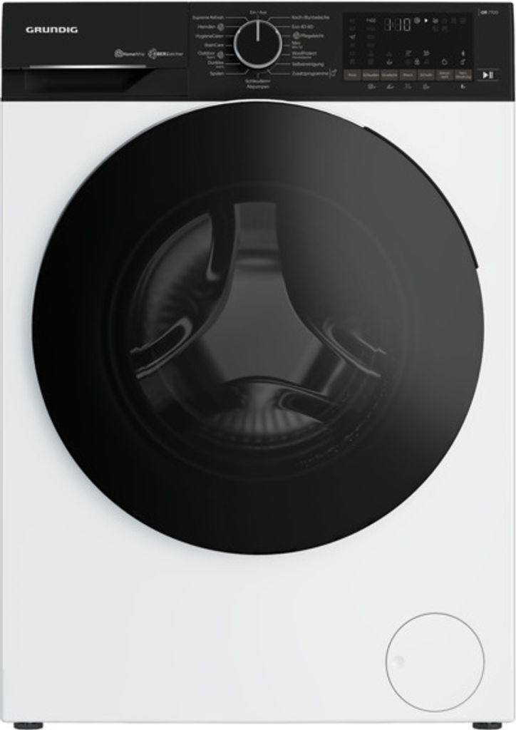 Grundig GW7P58410W, Frontlader, 8 kg, B, 72 dB, 1400 RPM, A