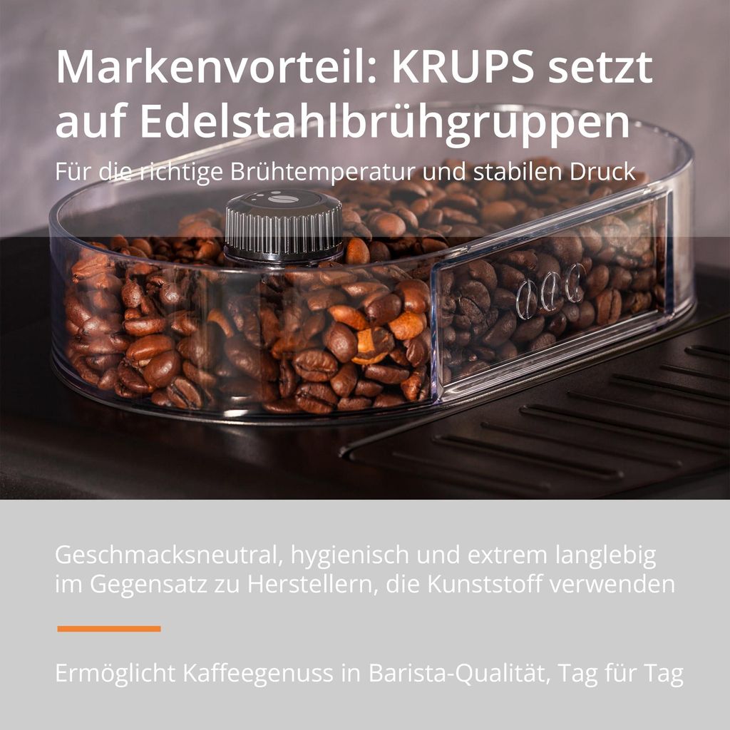 Krups EA 8105 Kaffeevollautomat Weiß