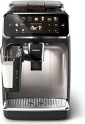 Philips Kaffeevollautomat 5400 Series, 12 Kaffeespezialitäten, LatteGo Milchsystem, Touchdisplay, Schwarz (EP5447/90)